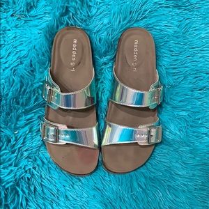 Holographic Brando Sandals by Madden Girl